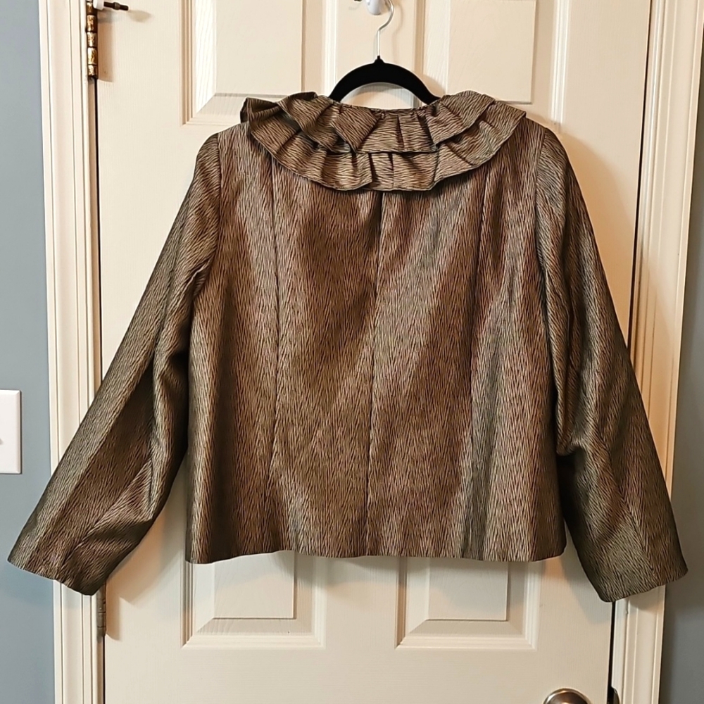 Nicolette Ruffled Blazer Jacket Elegant Wear Office Wear Career Minimalist - Picture 10 of 16